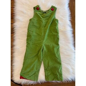 Stellybelly green and red cord overalls size 12m